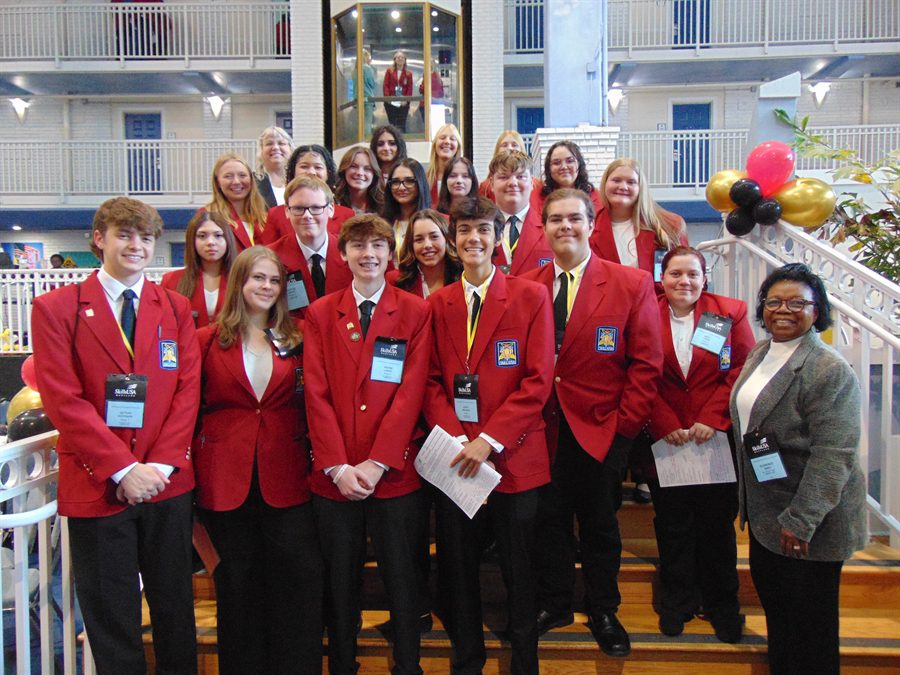 Allegany High School SkillsUSA Chapter group photo.