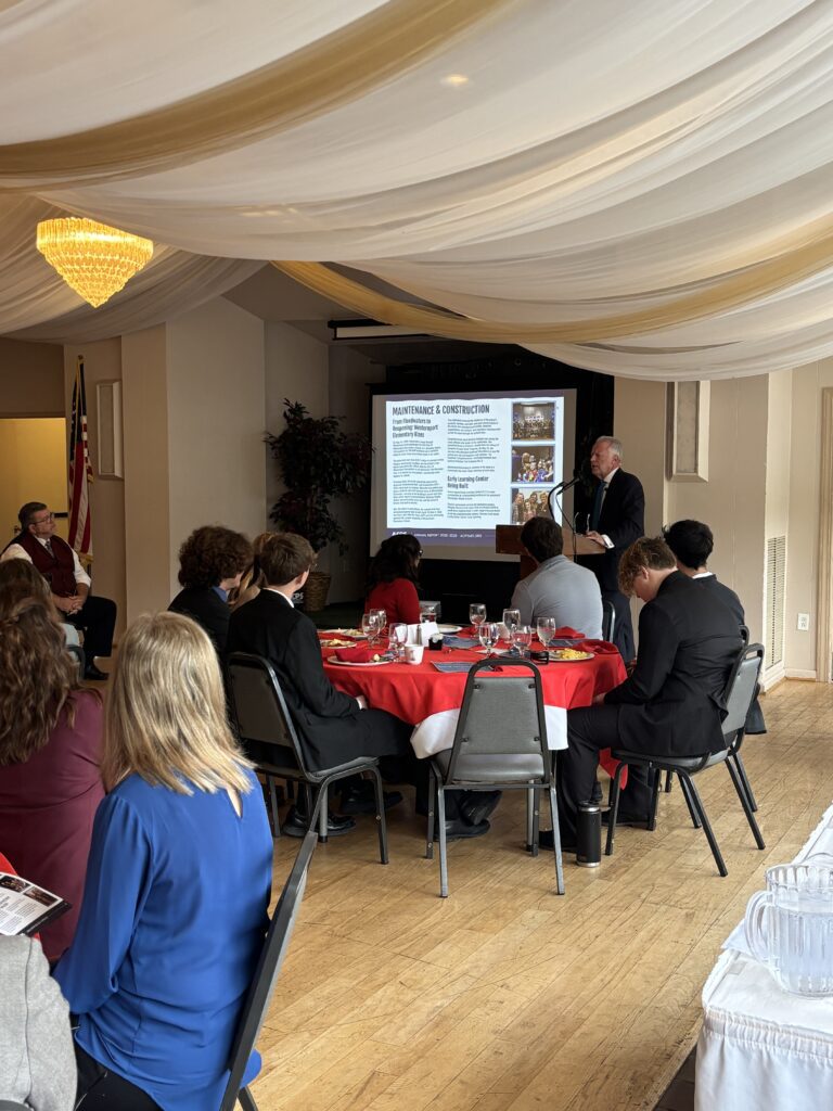 Dr. Michael Martirano presenting Annual Report