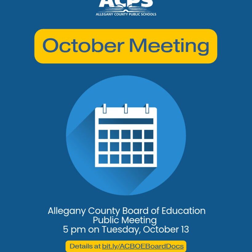 October 13th ACPS Board of Education Meeting Graphic